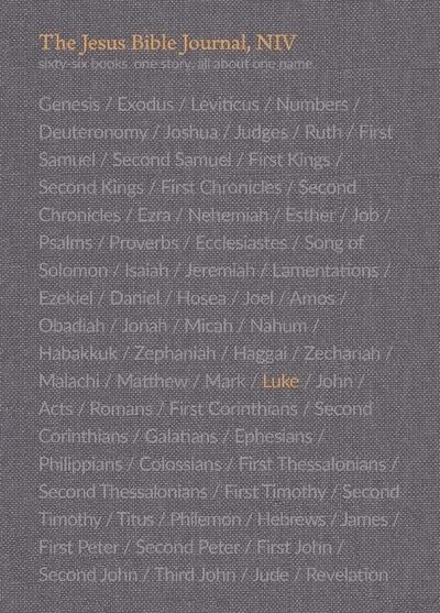 The Jesus Bible Journal, Luke, Niv, Paperback, Comfort Print