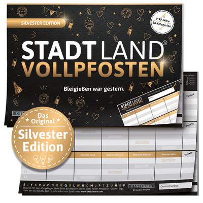Stadt Land Vollpfosten: Silvester Edition A5