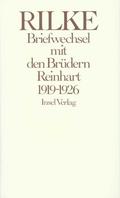 Briefwechsel mit den Brüdern Reinhart 1919 – 1926
