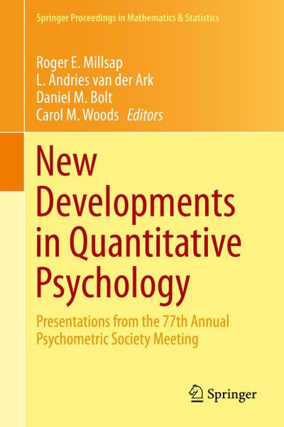 New Developments in Quantitative Psychology