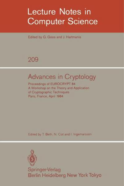 Advances in Cryptology