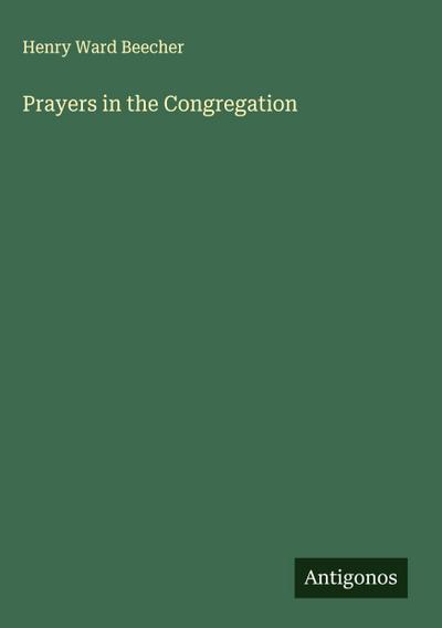 Prayers in the Congregation
