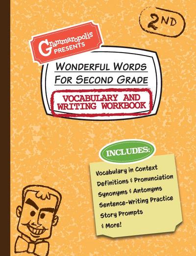 Wonderful Words for Second Grade Vocabulary and Writing Workbook