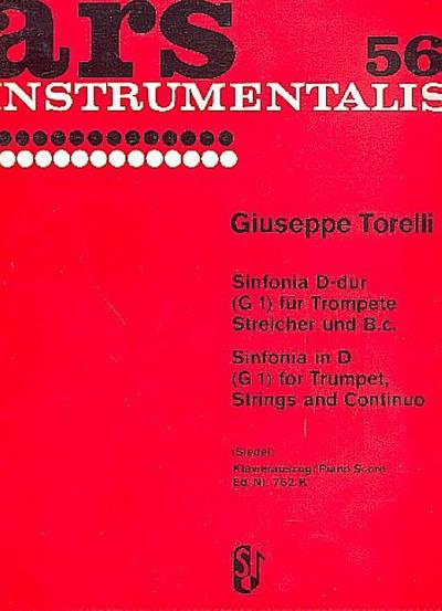Sinfonia D-Dur für Trompete,Streicher und Bc für Trompete