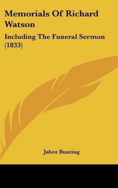 Memorials Of Richard Watson