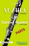 Bb Clarinet 1 part of "Alzira" for Clarinet Quartet