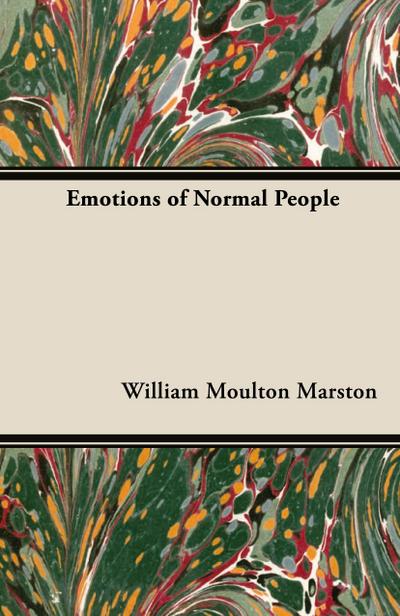 Emotions of Normal People