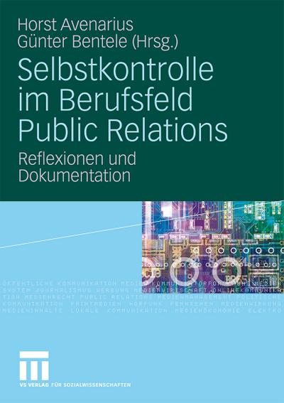Selbstkontrolle im Berufsfeld Public Relations
