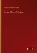 Manual of Forms for Baptism