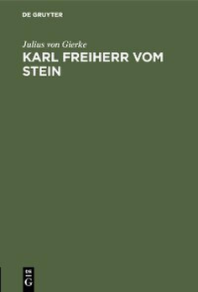 Karl Freiherr vom Stein
