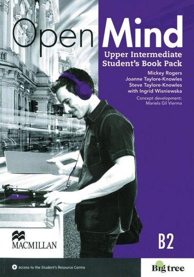 Open Mind Upper Intermediate, Student’s Book with Webcode (incl. MP3) and Print-Workbook with Audio-CD+ Key