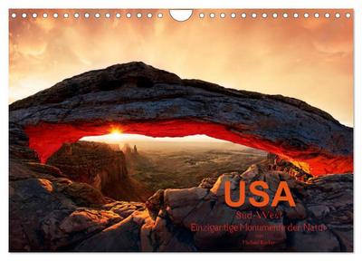 USA Süd-West (Wandkalender 2026 DIN A4 quer), CALVENDO Monatskalender