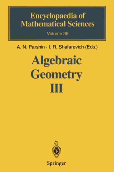 Algebraic Geometry III