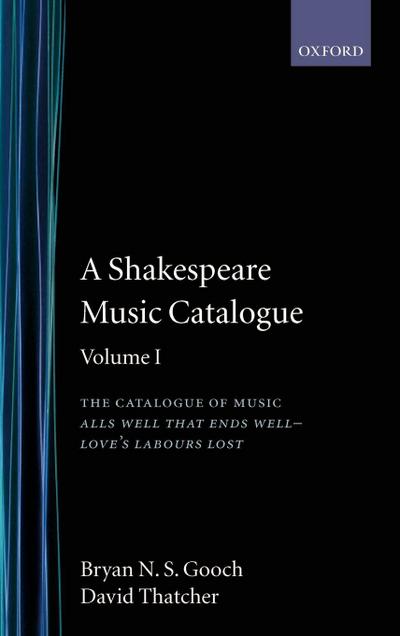 A Shakespeare Music Catalogue