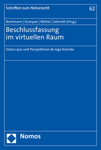 Beschlussfassung im virtuellen Raum