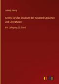 Archiv für das Studium der neueren Sprachen und Li