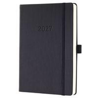 Tageskalender Conceptum 2027, ca. A5, schwarz