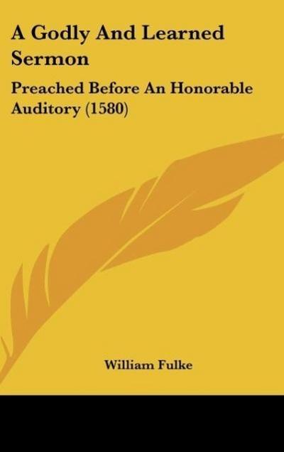 A Godly And Learned Sermon