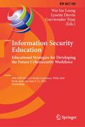 Information Security Education: Educational Strate