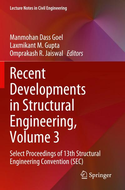 Recent Developments in Structural Engineering, Volume 3