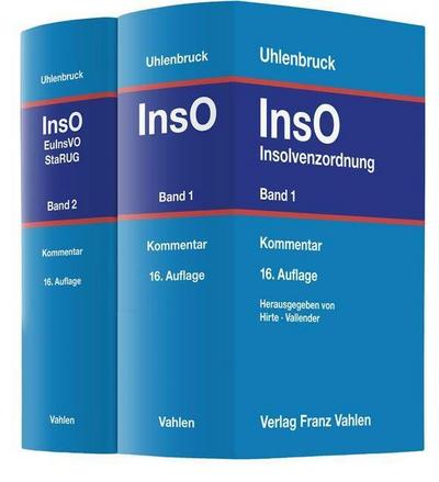 Insolvenzordnung Gesamtwerk. InsO