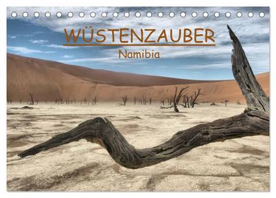 Wüstenzauber Namibia (Tischkalender 2024 DIN A5 quer), CALVENDO Monatskalender