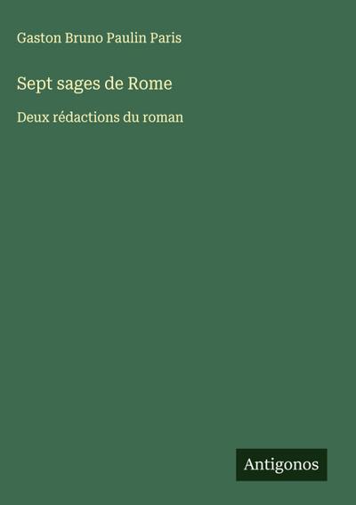 Sept sages de Rome