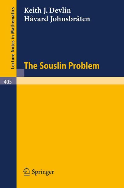 The Souslin Problem