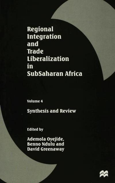 Regional Integration and Trade Liberalization in SubSaharan Africa