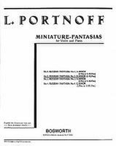 Miniature-Fantasias for Violin and Piano