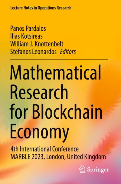 Mathematical Research for Blockchain Economy