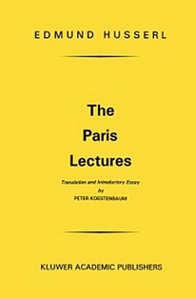 Paris Lectures