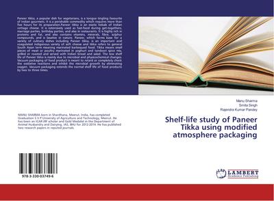 Shelf-life study of Paneer Tikka using modified atmosphere packaging