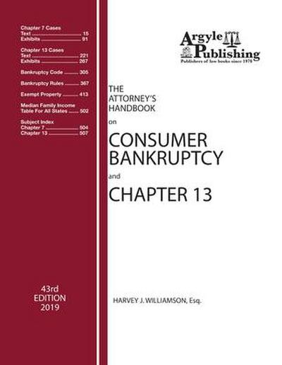 The Attorney’s Handbook on Consumer Bankruptcy and Chapter 13