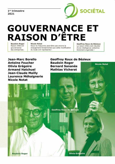 Revue sociétal : Gouvernance et raison d’être