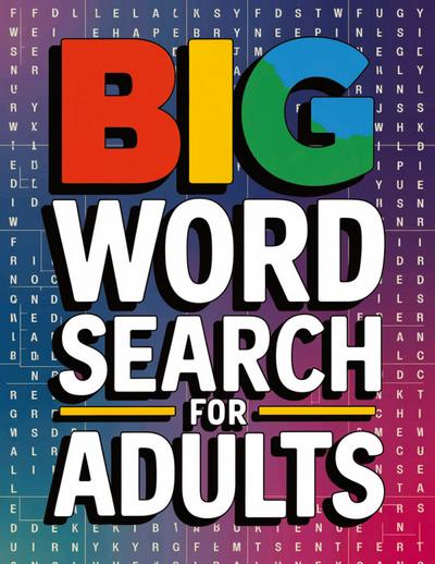 Big Word Search for Adults