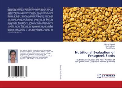 Nutritional Evaluation of Fenugreek Seeds