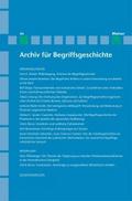Archiv für Begriffsgeschichte / Archiv für Begriff