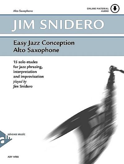 Easy Jazz Conception, Alto Sax, w. Audio-CD