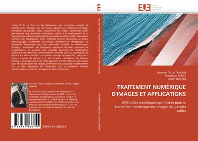 TRAITEMENT NUMÉRIQUE D’’IMAGES ET APPLICATIONS