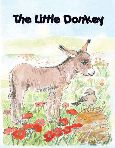 THE LITTLE DONKEY, children’s colouring book
