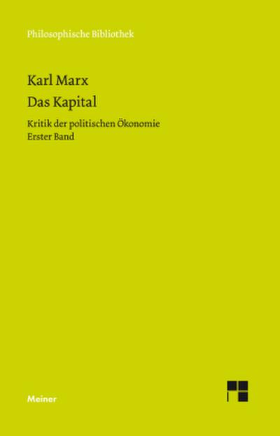 Das Kapital. Bd.1