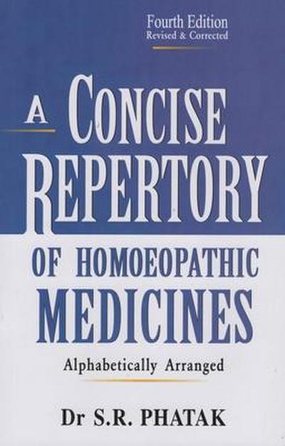 Concise Repertory of Homeopathic Medicines