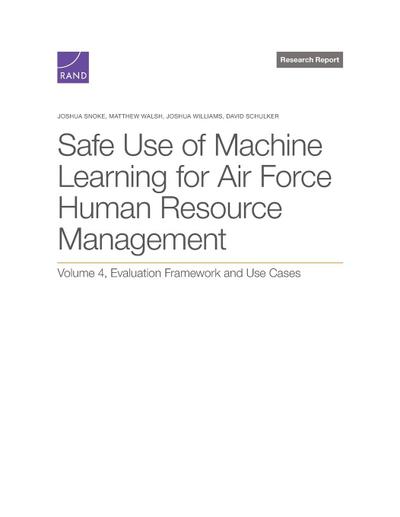 Safe Use of Machine Learning for Air Force Human Resource Management