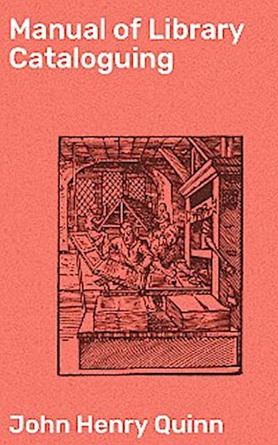 Manual of Library Cataloguing