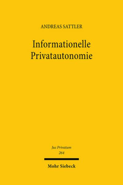 Informationelle Privatautonomie