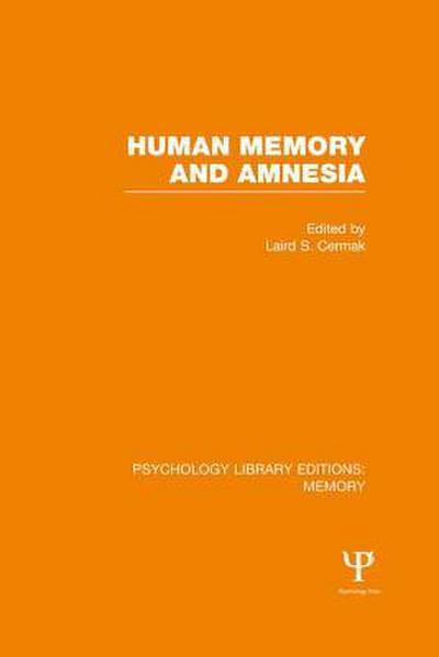 Human Memory and Amnesia (PLE
