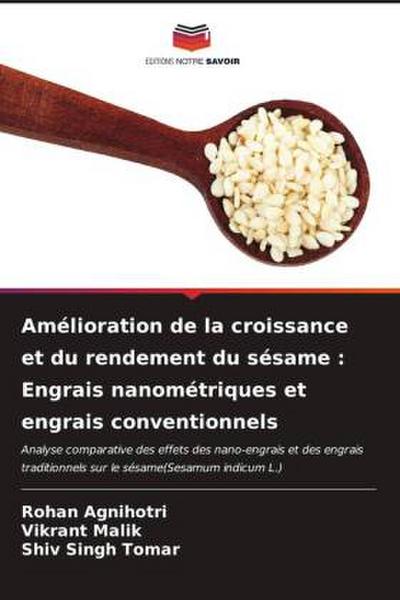 Amélioration de la croissance et du rendement du sésame : Engrais nanométriques et engrais conventionnels
