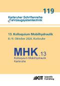 13. Kolloquium Mobilhydraulik : Karlsruhe, 8./9. Oktober 2024