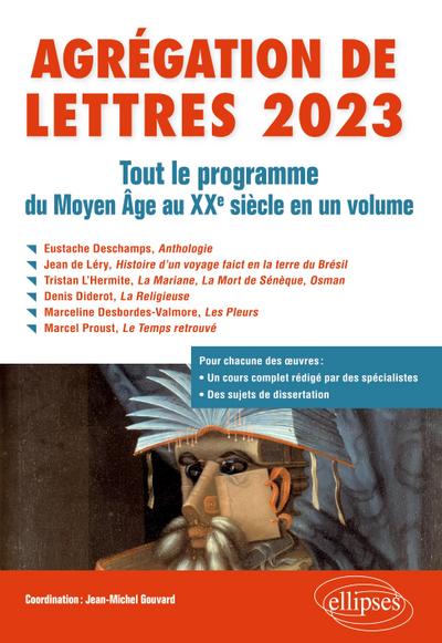 Agrégation de Lettres 2023